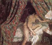 Edgar Degas Go to bed oil painting on canvas